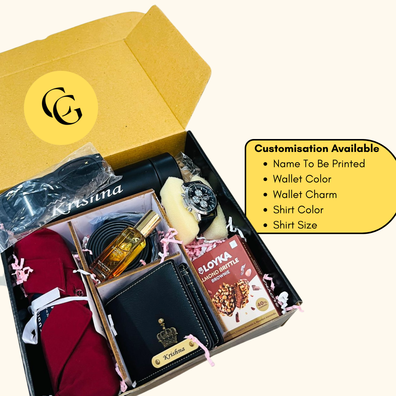 Partion Box Men's Hamper